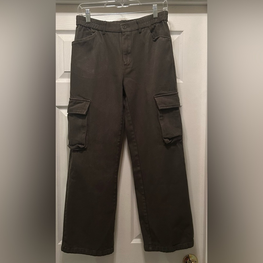 SHEIN Women's Cargo Pants - Olive Green